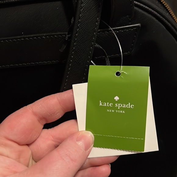 Kate Spade Bradley backpack in black.